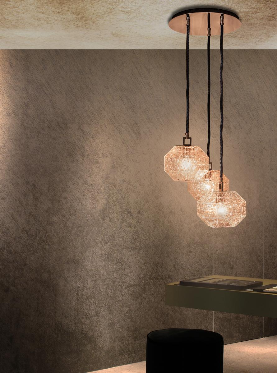 Crystal pendant lamp | Treasure Deluxe Cluster 3 by Contardi