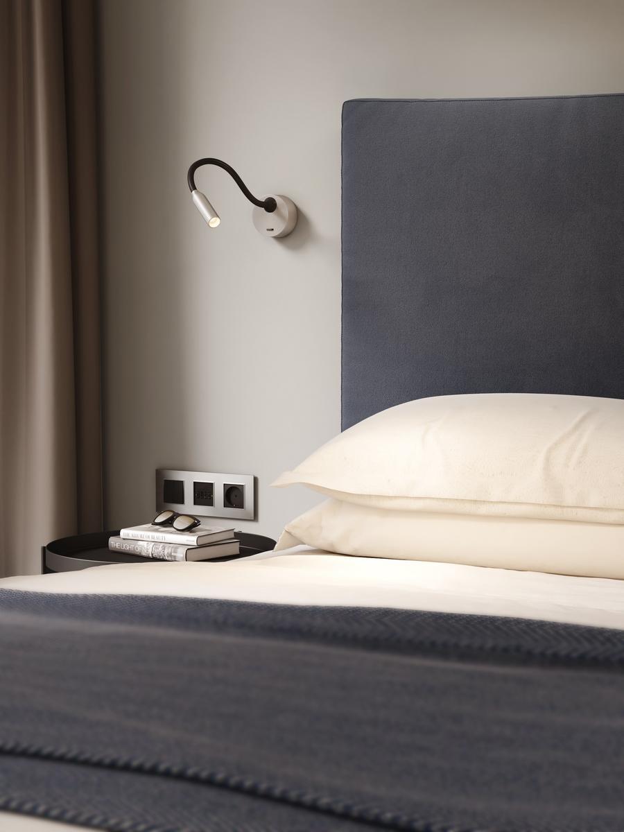 LED adjustable zinc reading lamp | Lucca Surface by Astro lighting