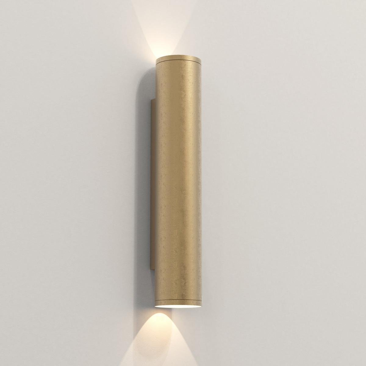 LED direct-indirect light stainless steel outdoor wall lamp | Ava 400 Coastal by Astro lighting