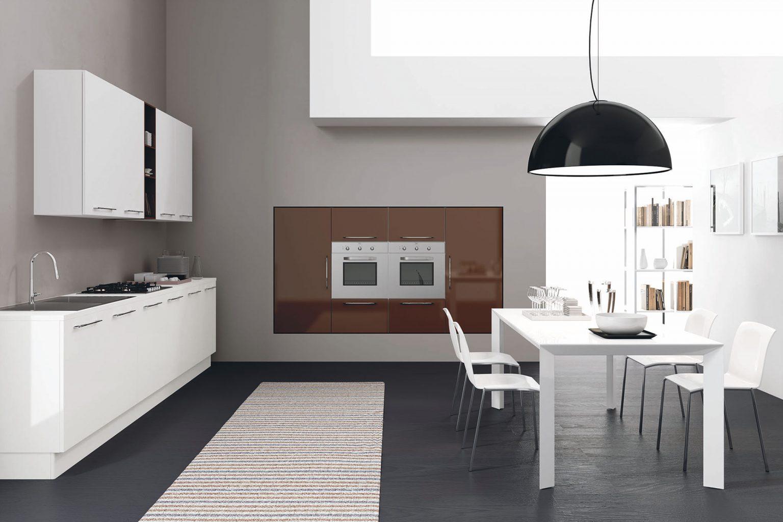 Lacquered kitchen with handles Aster Cucine Atelier