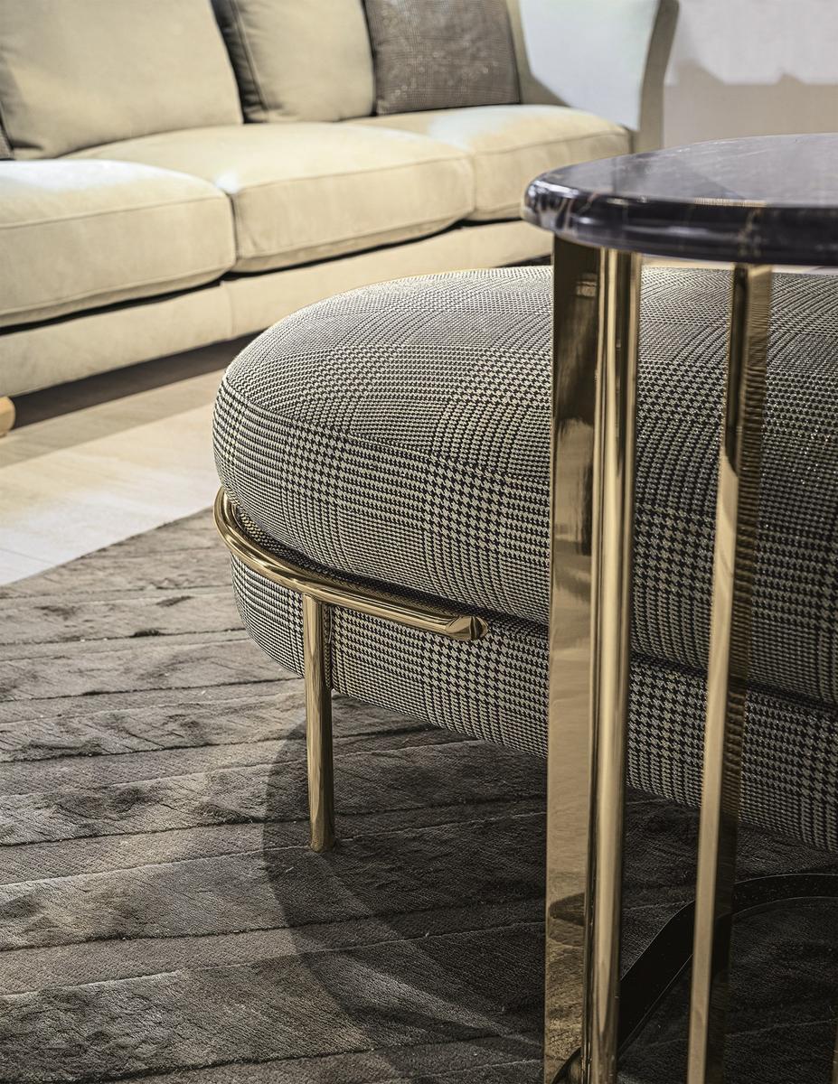 Velvet indoor benche | Lloyd by Longhi