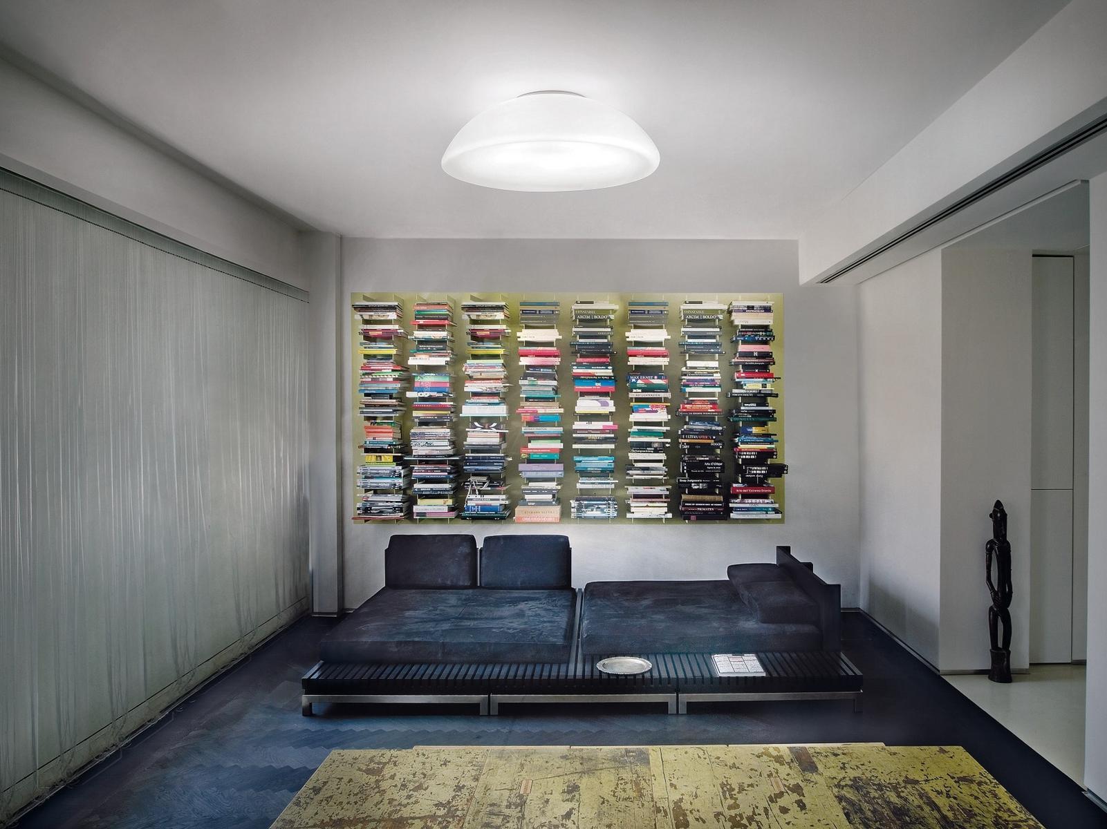 Glass ceiling light | Infinita Pl by Vistosi