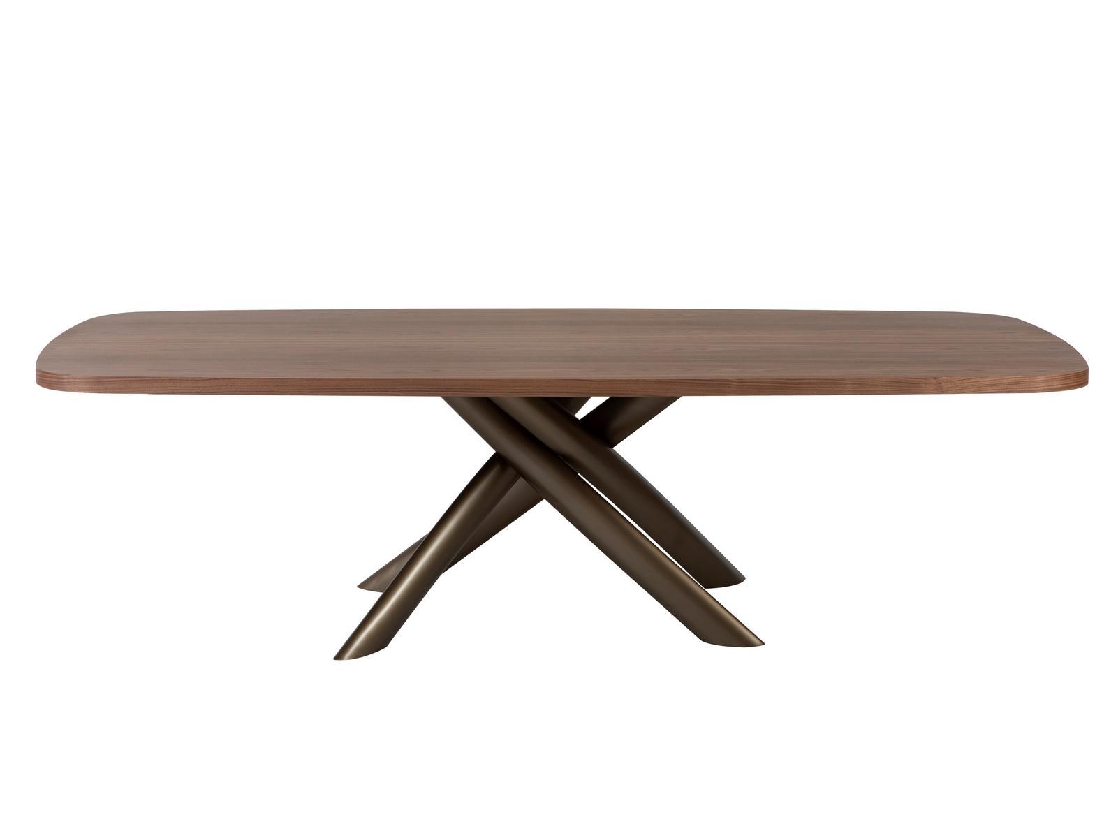 Rectangular walnut table | Style by Tonin Casa