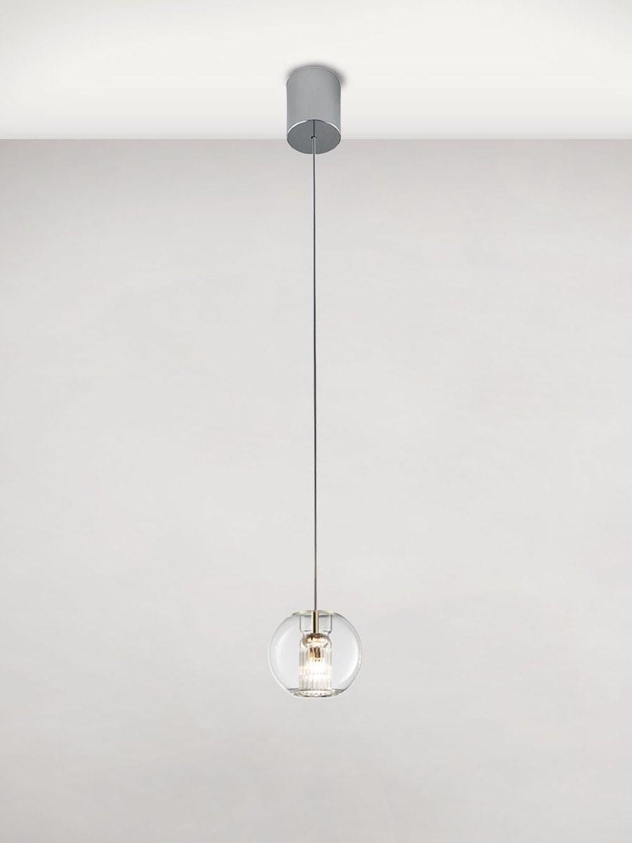LED Borosilicate glass pendant lamp | Fairy S by Leucos