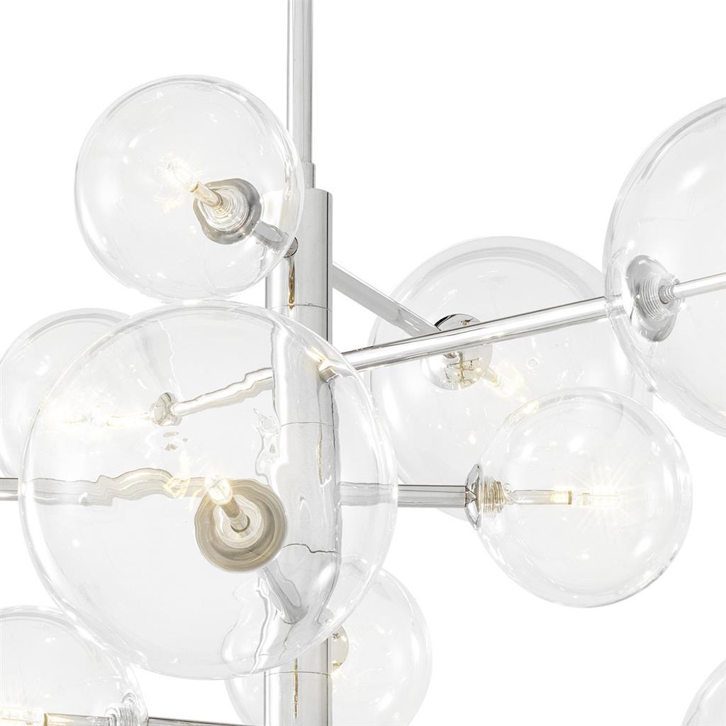 Metal pendant lamp | Argento by Eichholtz
