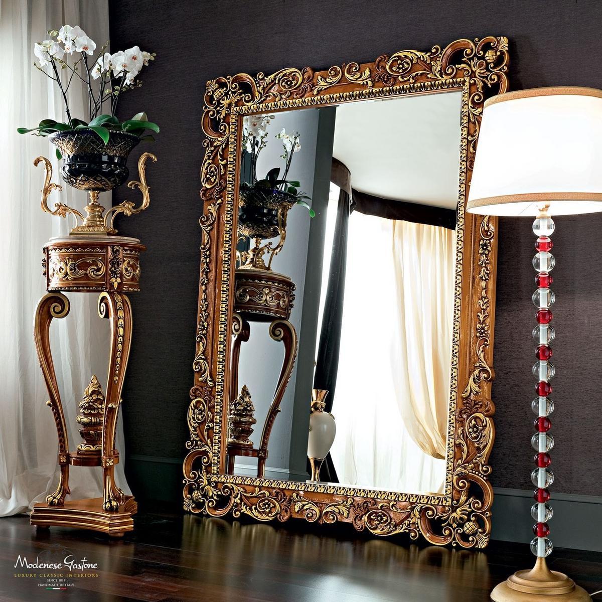 Freestanding wall-mounted framed mirror | 12647 by Modenese Gastone