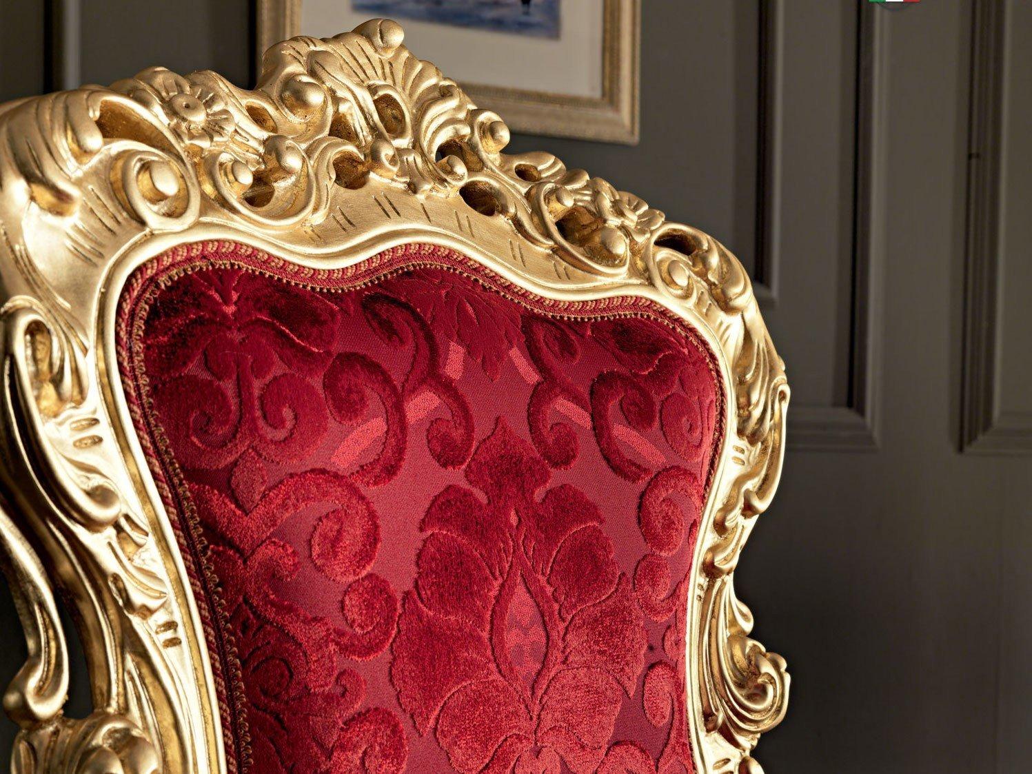 Upholstered chair with armrests | 11508 by Modenese Gastone