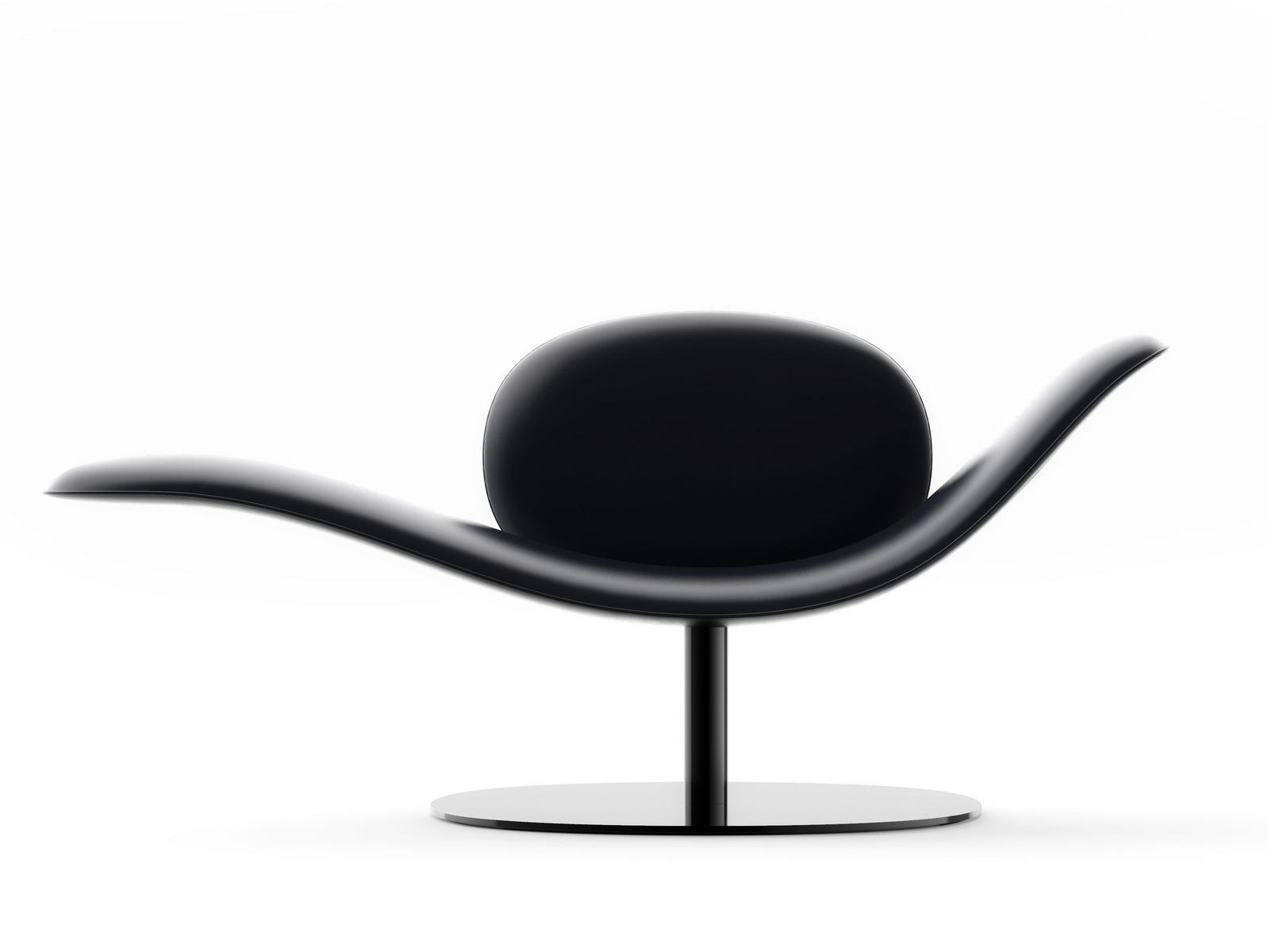 Leather or fabric chaise longue | Dove by Natuzzi Italia