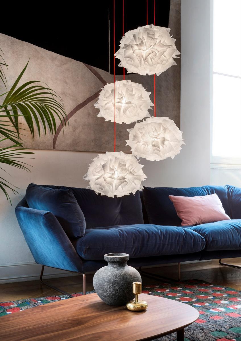 LED Opalflex® pendant lamp | Veli Mini Quartet Couture by Slamp