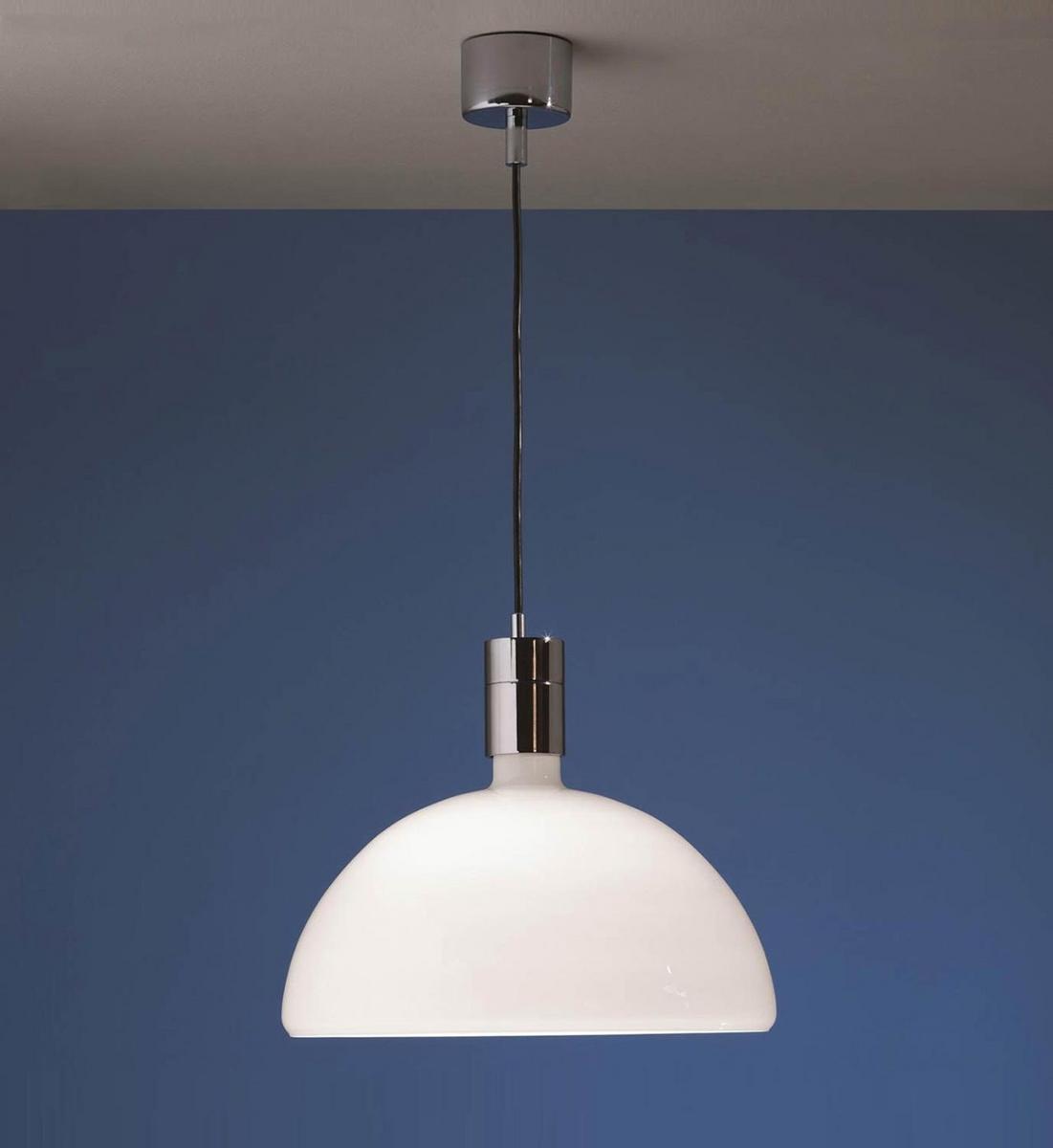 Opal glass pendant lamp | Am4c by Nemo