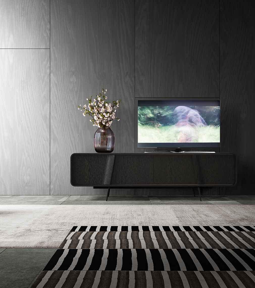 Modular veneer sideboard with doors | Musa by ALF Dafre