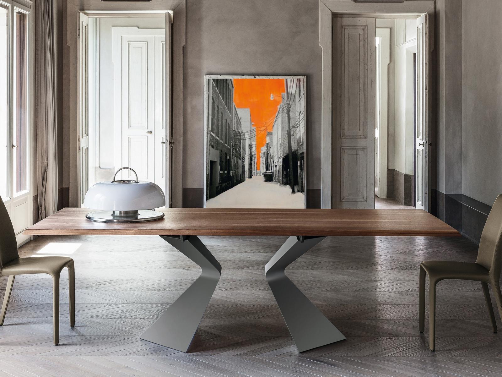Rectangular wooden table | Prora by Bonaldo