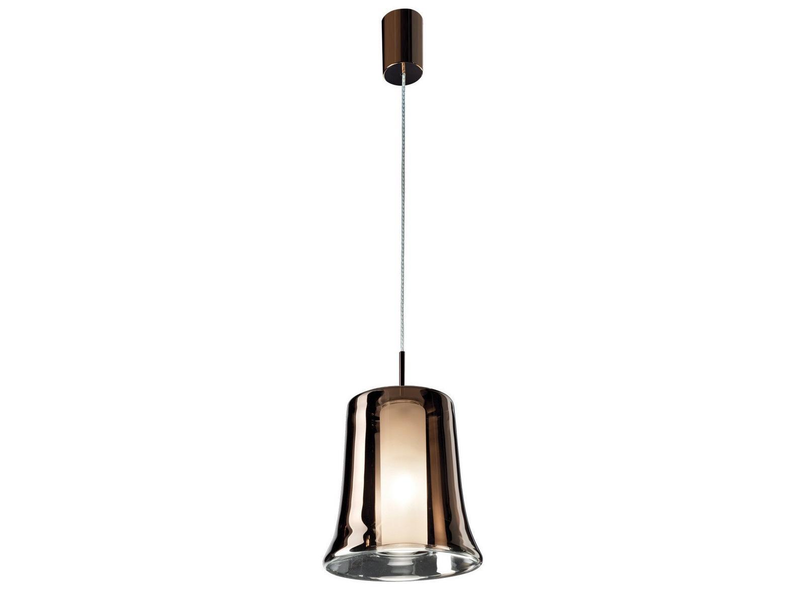 LED Borosilicate glass pendant lamp | Cloche S by Leucos