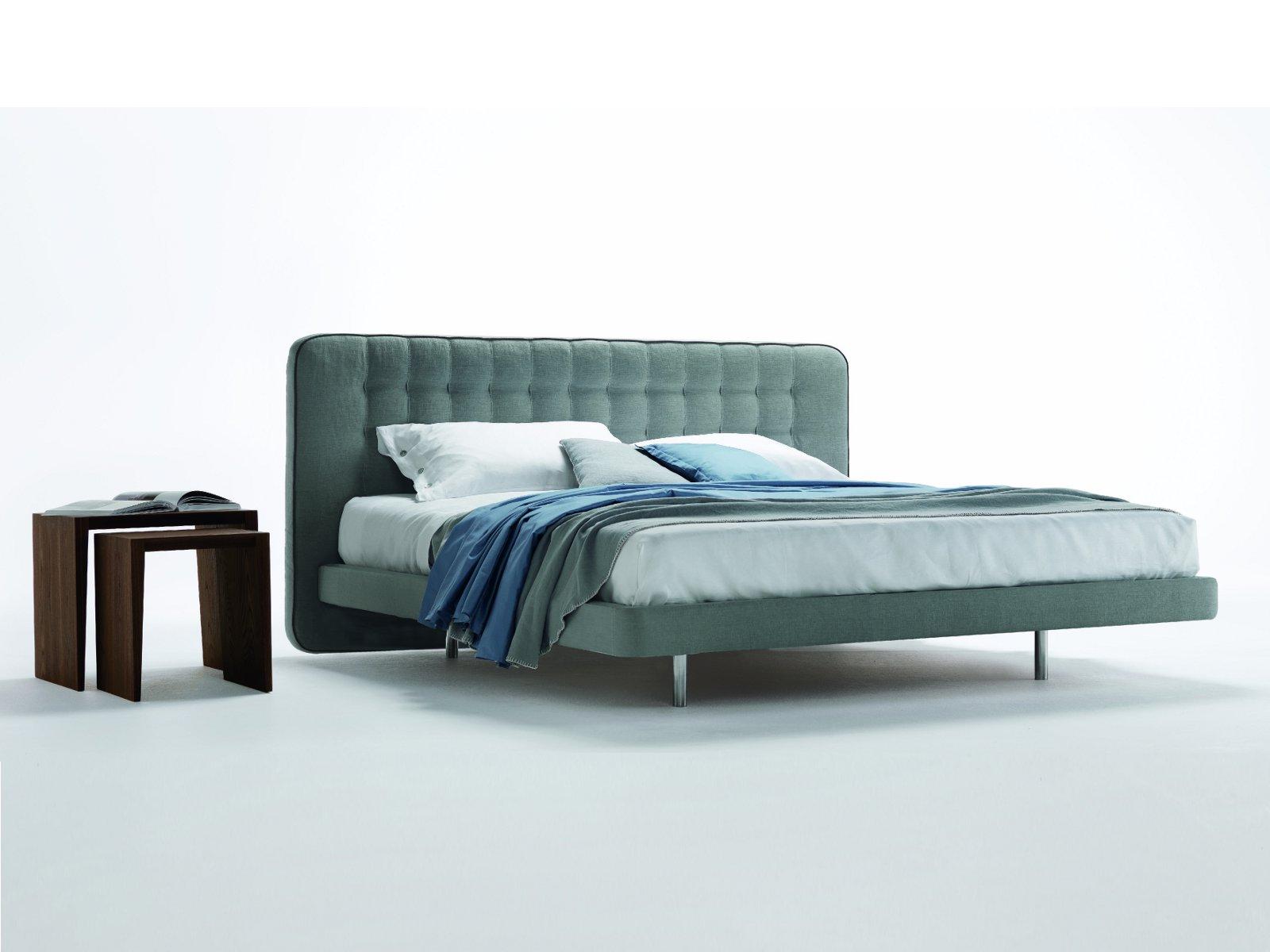 Double bed with upholstered headboard | Dedalo Up by Desiree