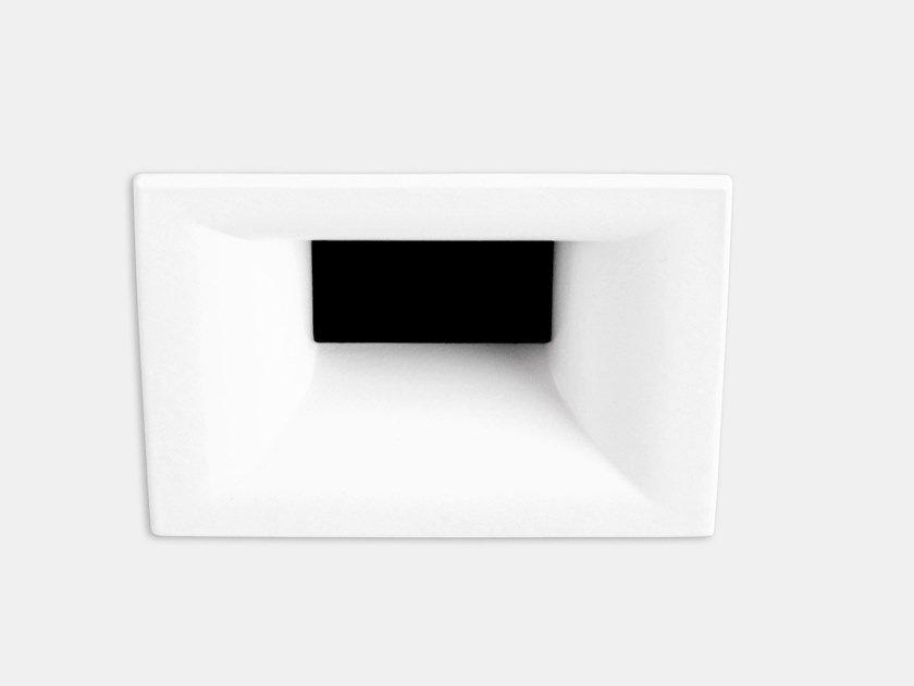 LED square recessed aluminium spotlight | Play Soft Ag54 by Leds C4