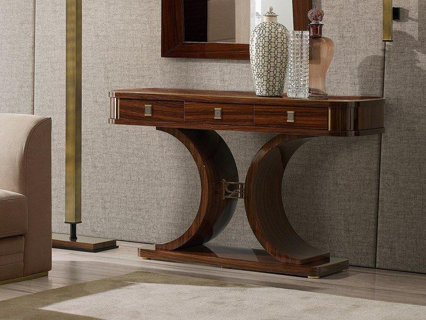Rectangular wooden console table with drawers | Richmond Upon Thames by Barnini Oseo