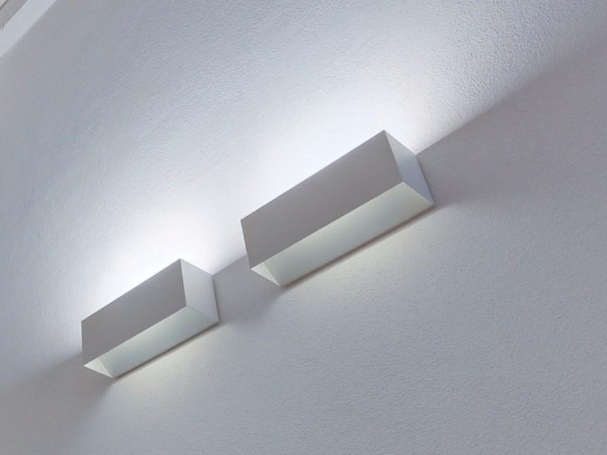 LED metal wall lamp | Più by Davide Groppi