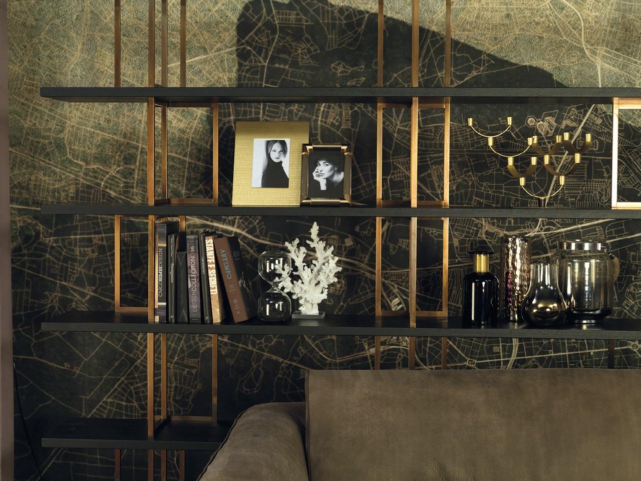 Open sectional bookcase | Kris by Borzalino