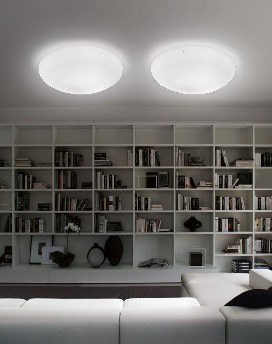 Glass wall lamp / ceiling lamp | Mia Pp by Vistosi