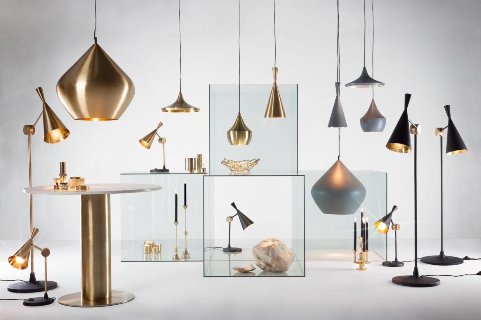 Metal pendant lamp in a contemporary style | Beat by Tom Dixon