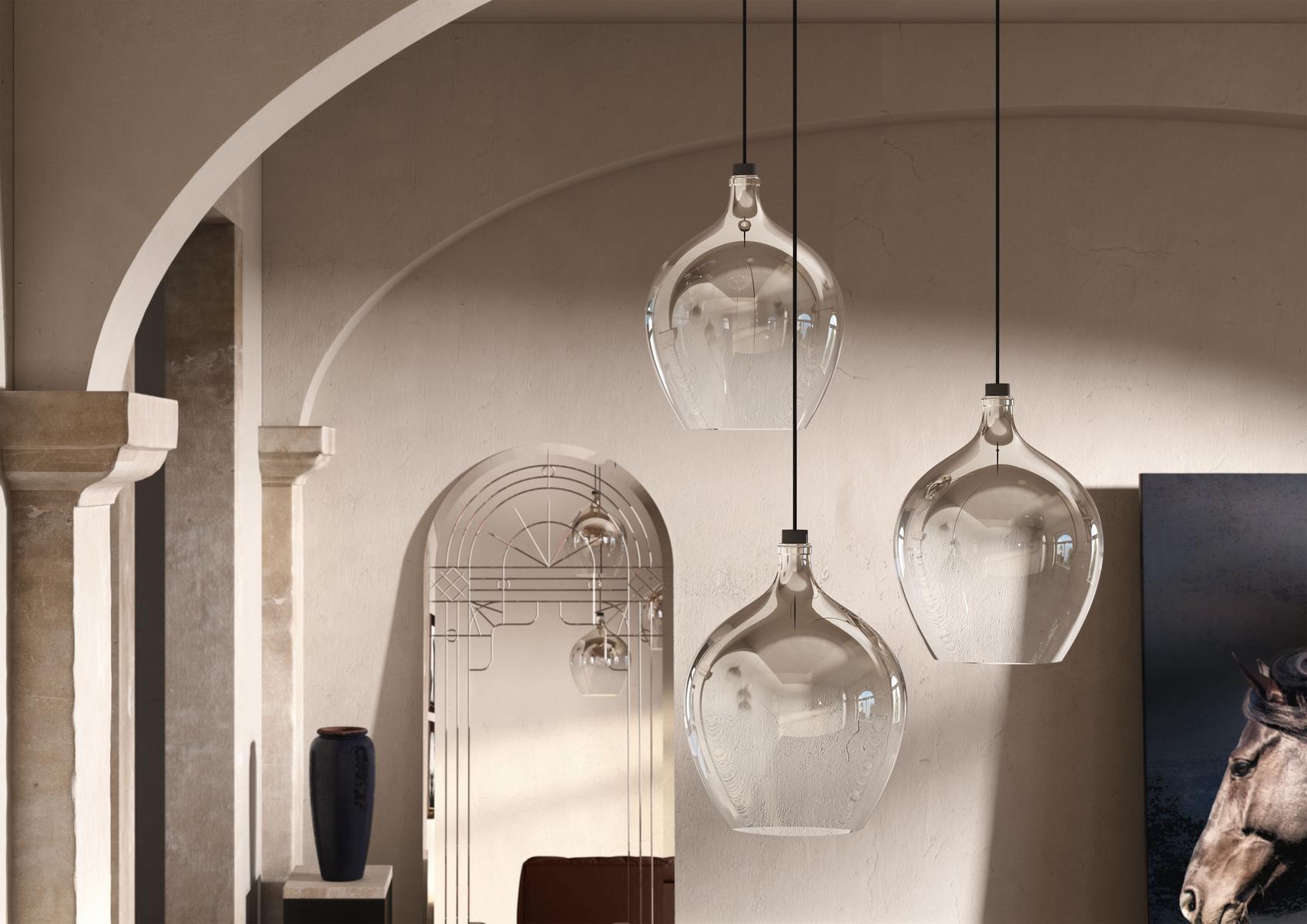 Blown glass pendant lamp | Dami by Natuzzi Italia