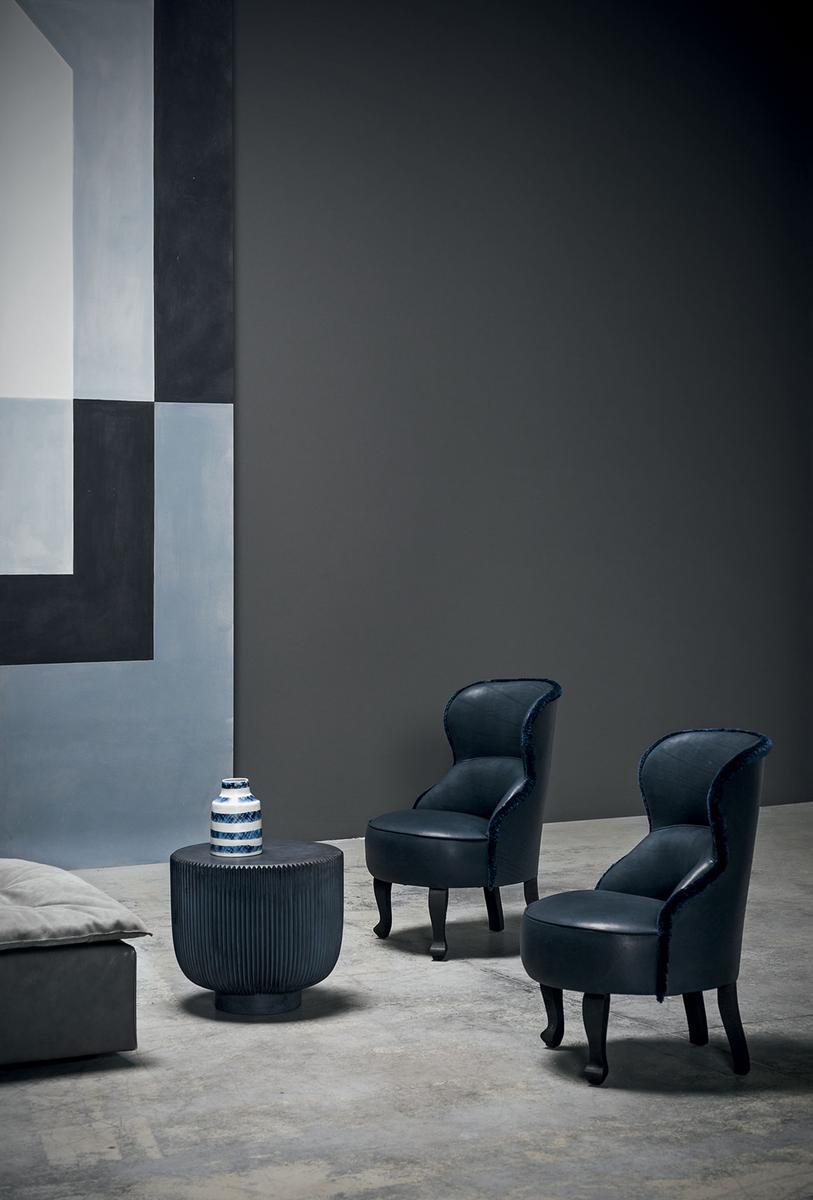 Leather armchair | Sellerina by Baxter