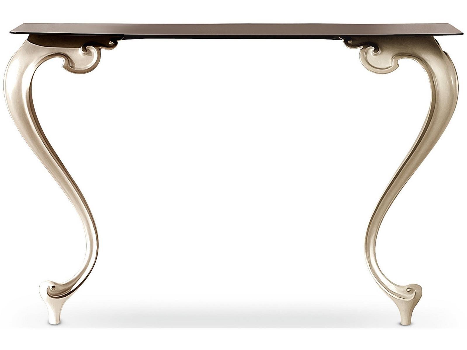 Rectangular aluminium console table | George by Cantori