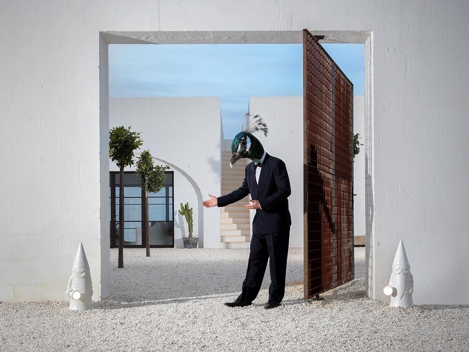 Plastic floor lamp | Ottavo by Karman