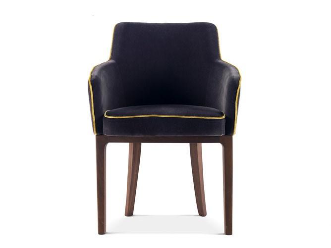Fabric chair with armrests | Harris by Grilli