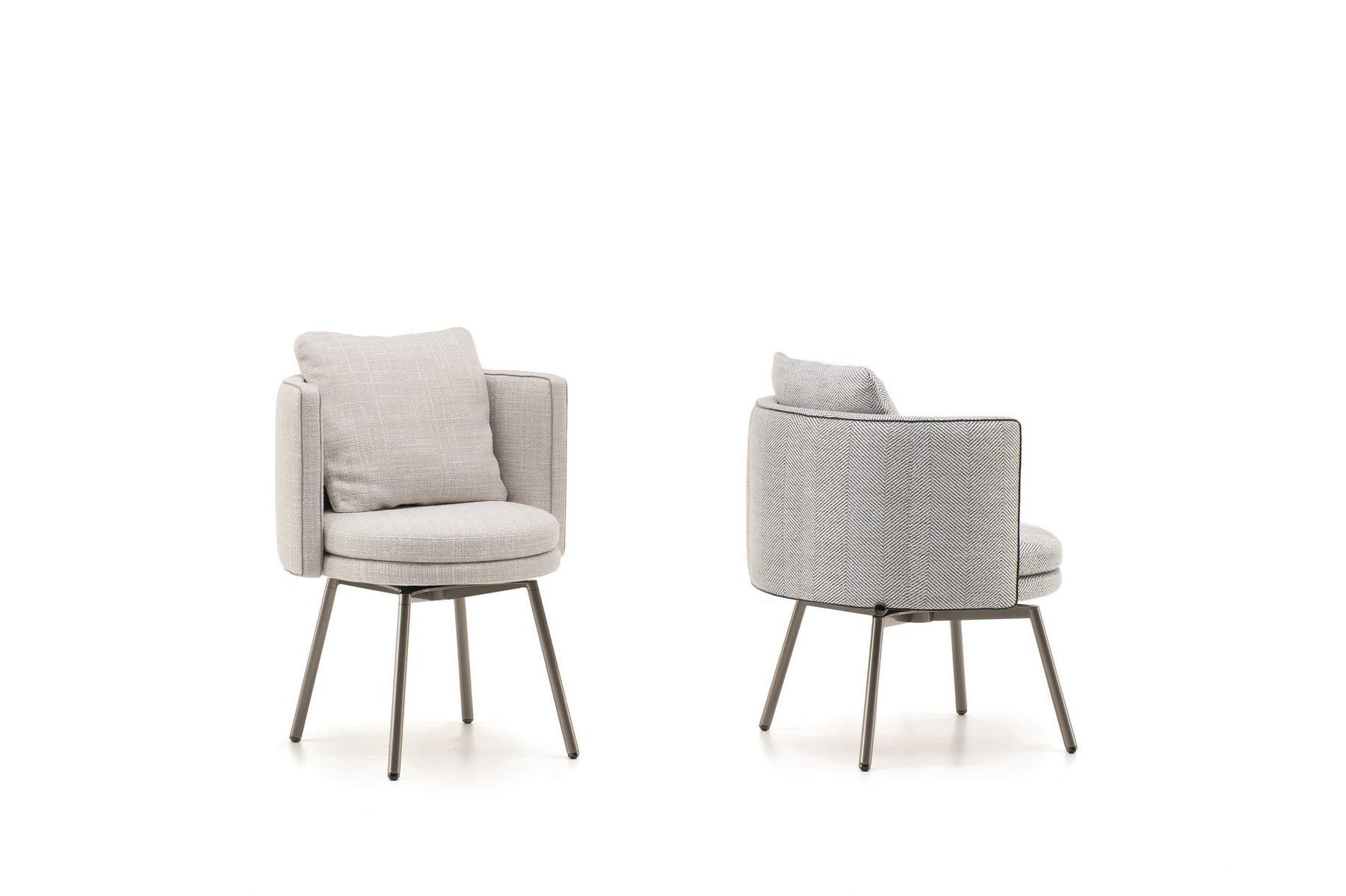 Upholstered fabric chair | Torii by Minotti