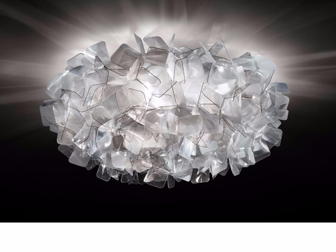 Lentiflex® and Cristalflex Fumé® LED ceiling lamp | Clizia Fumè Large by Slamp