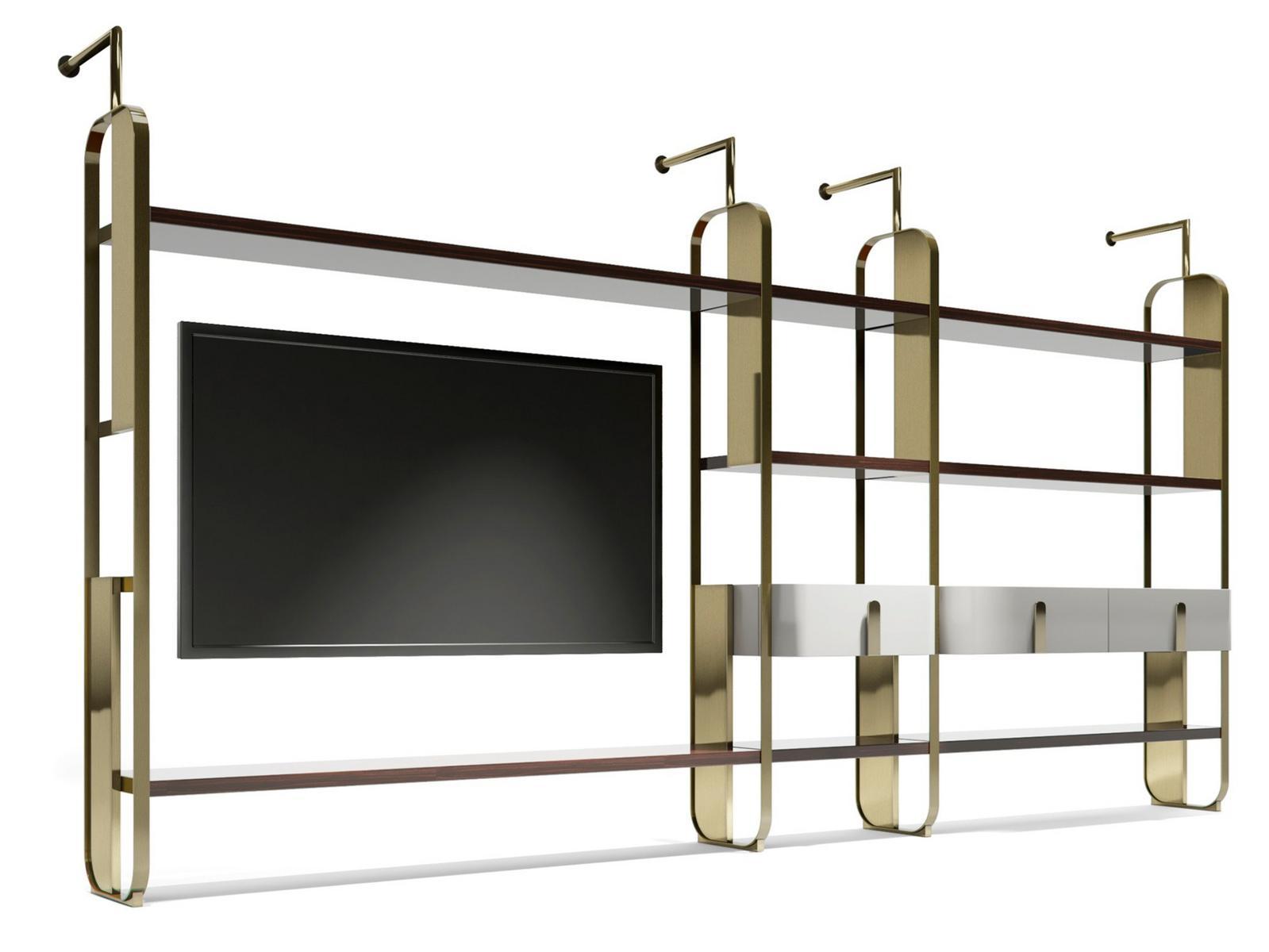 Custom metal storage wall | Giselle by Capital Collection