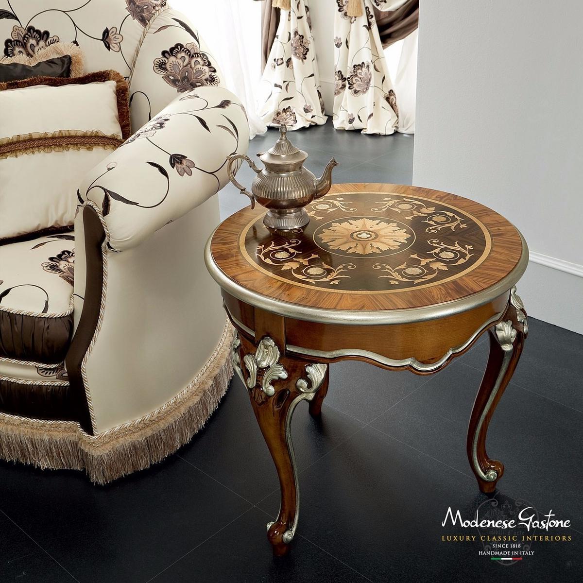 Round wooden side table | 13646 by Modenese Gastone