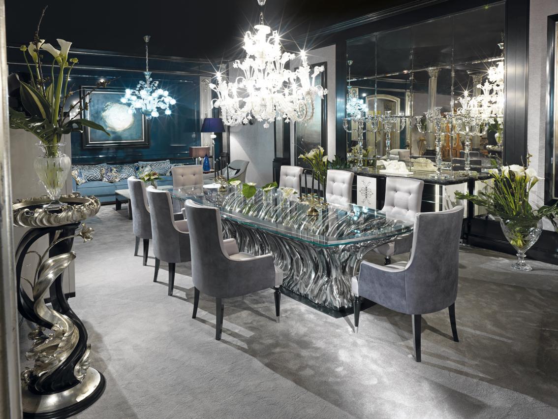 Upholstered fabric chair with armrests | Palais Royal by Ezio Bellotti