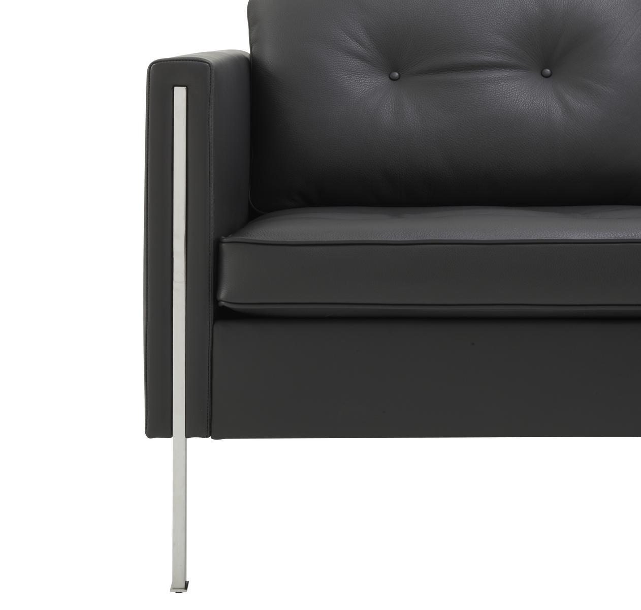 Leather armchair with armrests | Andy by Ligne Roset