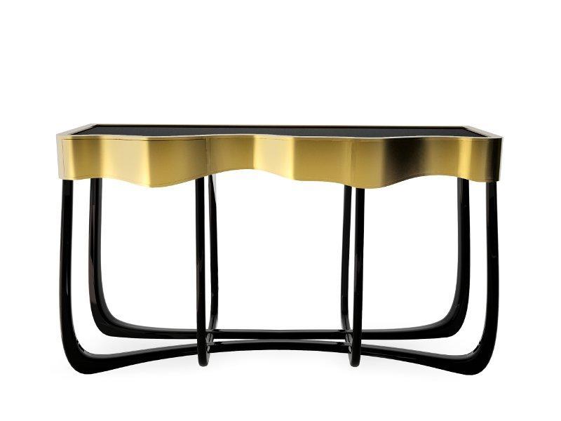 Mahogany console table with drawers | Sinuous by Boca Do Lobo