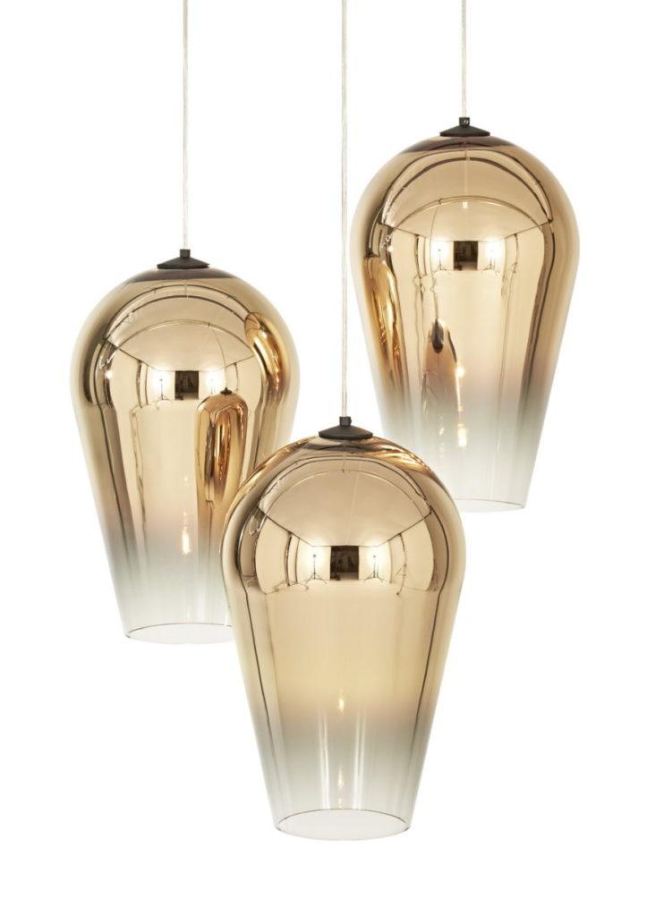 Glass pendant lamp in a contemporary style | Fade by Tom Dixon