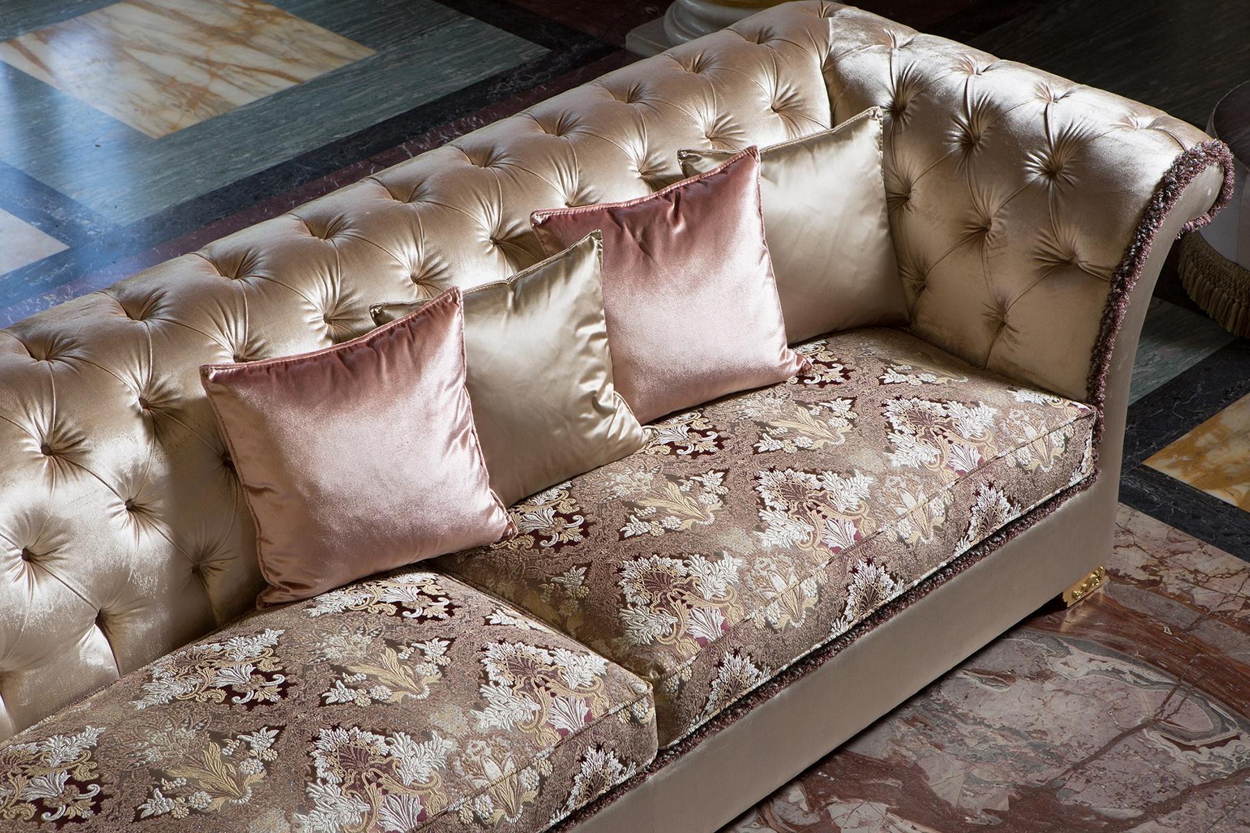 Chesterfield style tufted 3 seater sofa | Desdemona Classic by Domingo salotti