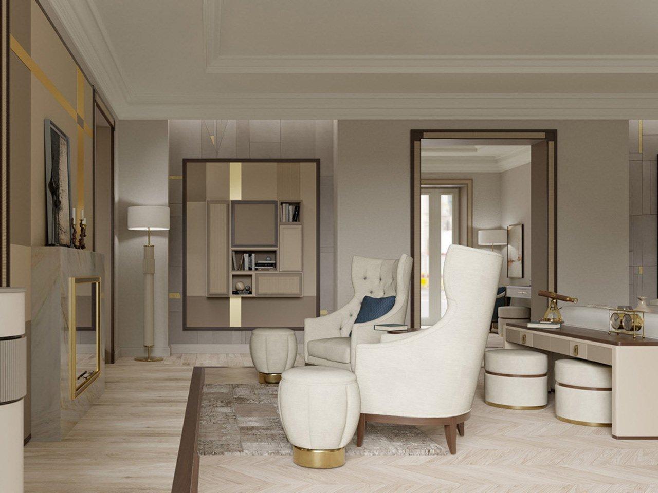 Sectional wall-mounted storage wall | Pr.864 by Stella del Mobile