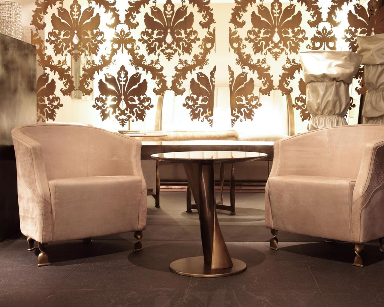 Leather armchair in a classic style | Angel by Rugiano