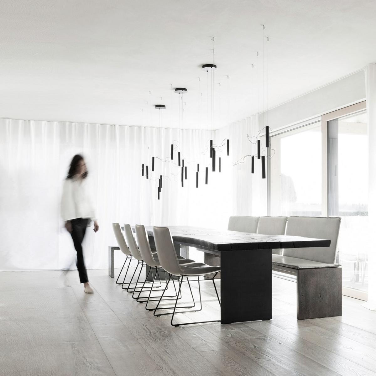 LED metal pendant lamp | Simbiosi by Davide Groppi