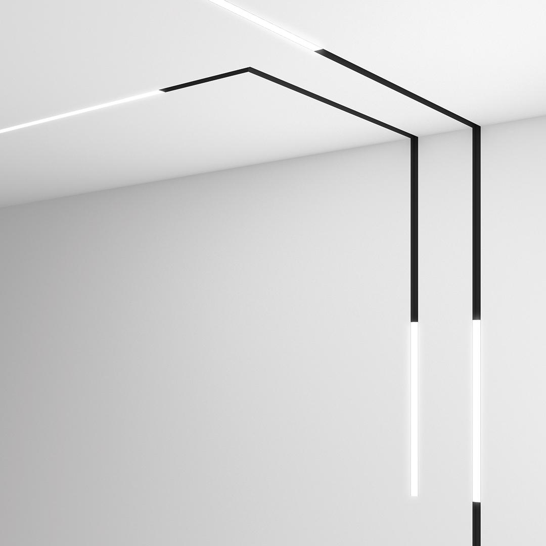 Aluminium linear lighting profile for LED modules | Line 48v 1100 by Arkoslight