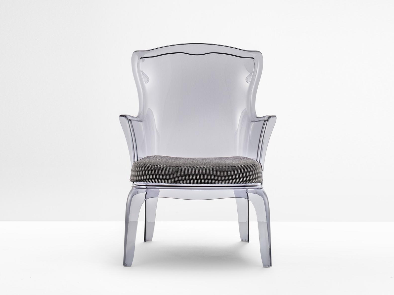 Polycarbonate armchair | Pasha 660 by Pedrali