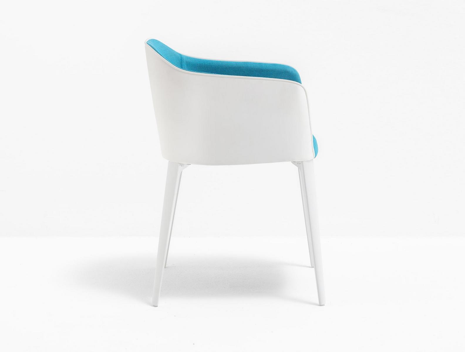 Upholstered chair with armrests | Laja 885 by Pedrali