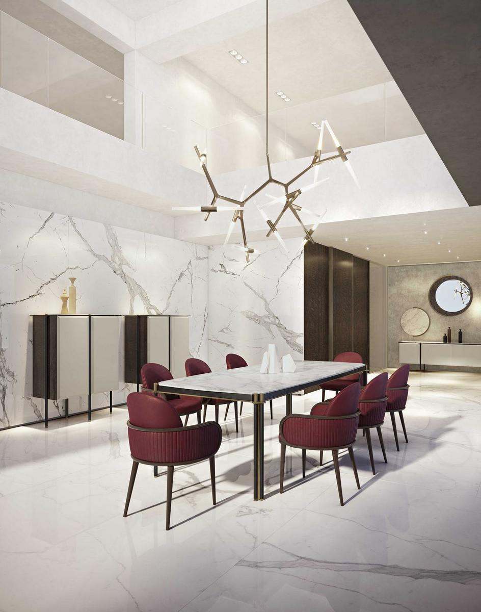 Fabric chair with armrests | Gala by Capital Collection