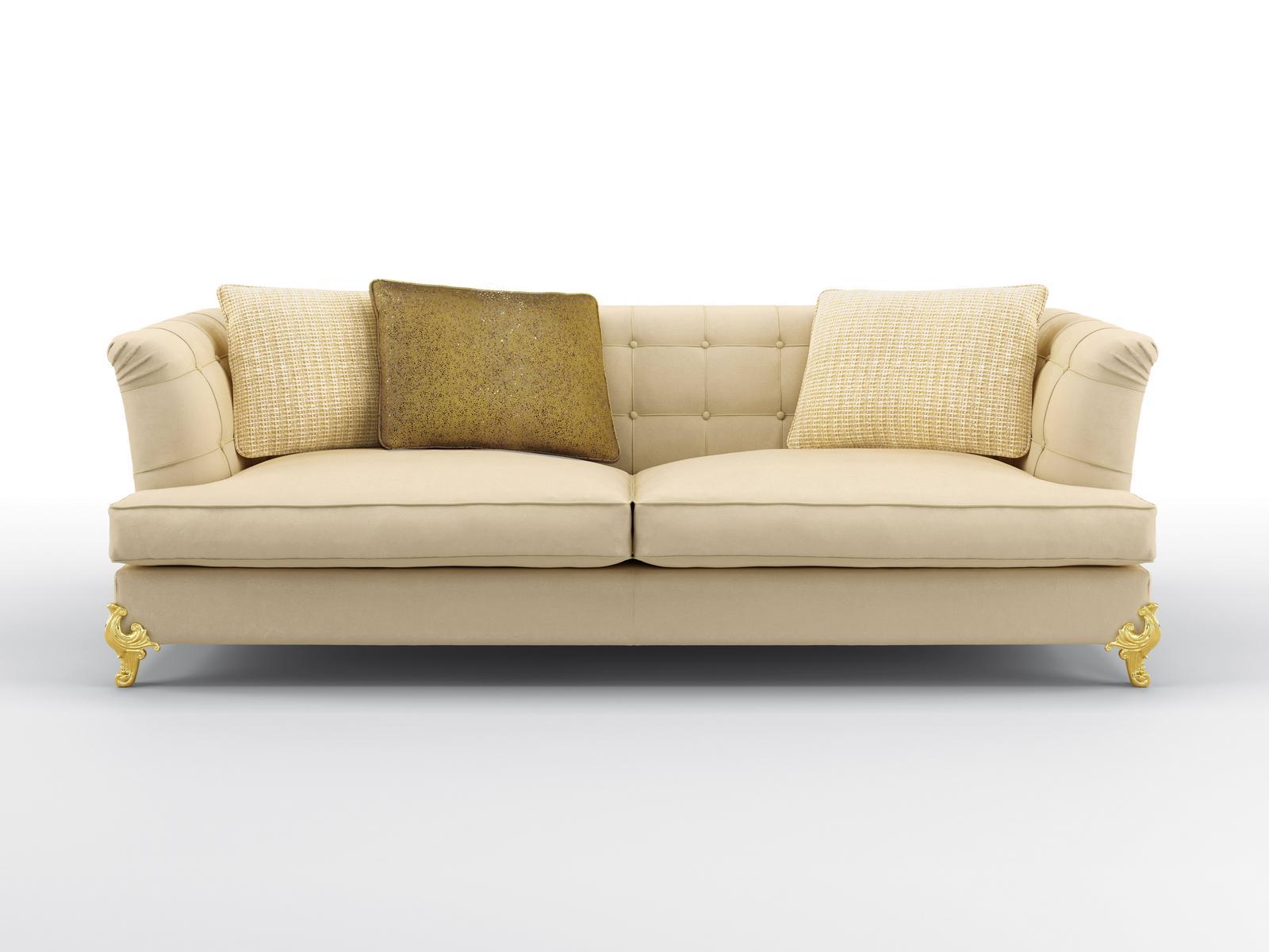 3 seater velvet sofa | King by Bruno Zampa