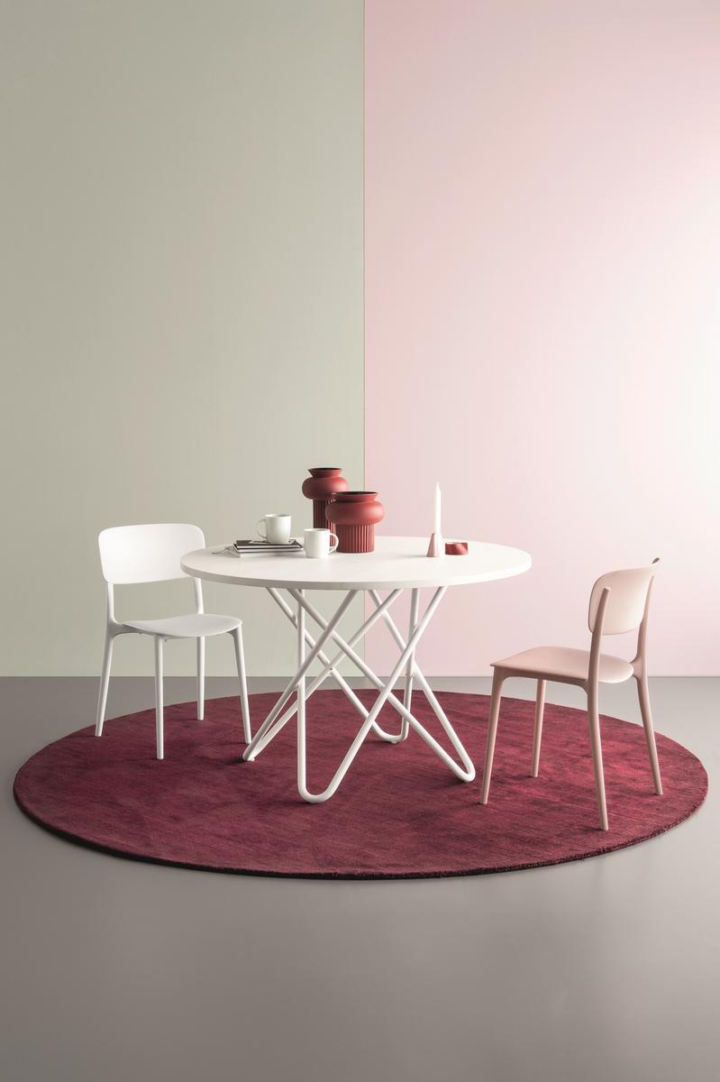 Round ceramic table | Stellar by Calligaris