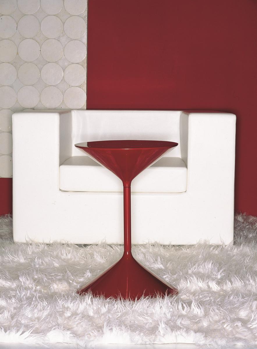 Round polyurethane coffee table | Tempo by Zanotta