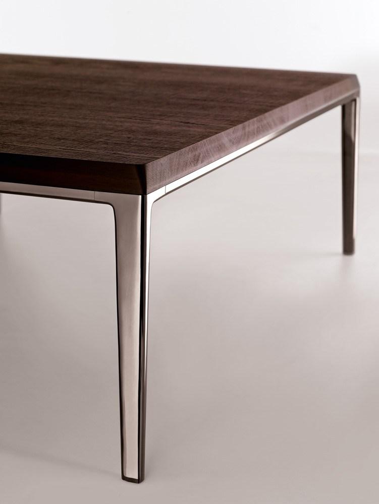 Rectangular solid wood coffee table | Michel by B&B Italia