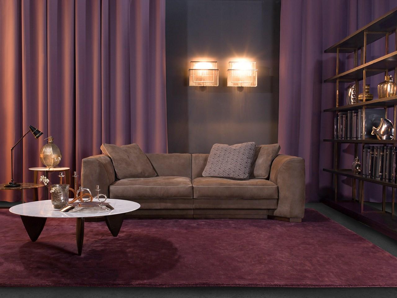 Sectional leather sofa | Franklin by Borzalino